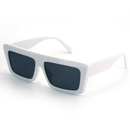 Retro Vintage Sunglasses Flat Squar Fashion UV Protection HD Visual for Men Women Outdoor Wearings White Frame Black And Gray Film
Retro Vintage Sunglasses Flat Squar Fashion UV Protection HD Visual for Men Women Outdoor Wearings White Frame Black And Gray Film