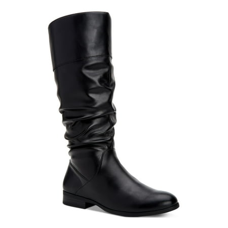 & COMPANY Womens Black Elastic Goring Wide Calf Kelimae Riding Boot 11 M WC