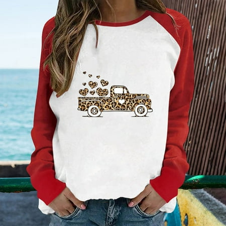 Aueoeo Fall Shirts for Women 2022 Womens Shirts Casual Women s Loose Tops Casual Valentine s Day Printed Long Sleeve Crew Neck Shirt
Aueoeo Fall Shirts for Women 2022 Womens Shirts Casual Women s Loose Tops Casual Valentine s Day Printed Long Sleeve Crew Neck Shirt