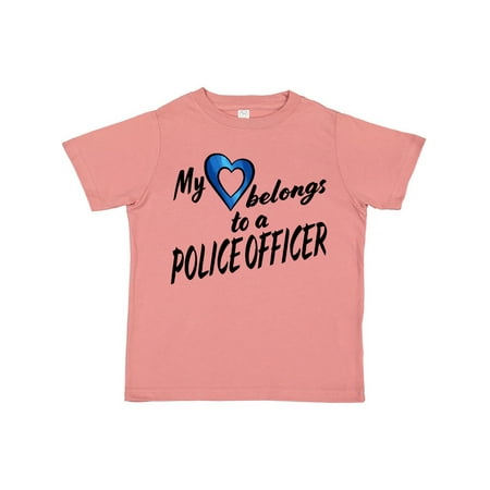 Inktastic My Heart Belongs to a Police Officer with Blue Heart Gift Toddler Boy or Toddler Girl T-Shirt
Inktastic My Heart Belongs to a Police Officer with Blue Heart Gift Toddler Boy or Toddler Girl T-Shirt