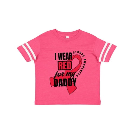 Inktastic I Wear Red for My Daddy Stroke Awareness Gift Toddler Boy or Toddler Girl T-Shirt
Inktastic I Wear Red for My Daddy Stroke Awareness Gift Toddler Boy or Toddler Girl T-Shirt