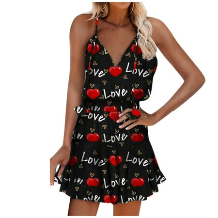 Black Dresses for Women Valentines Dress for Women Women Casual Print V-Neck Sleeveless Sling Dress on Clearance Summer Dresses Red Dress Womens Dresses Homecoming Dresses Red M
Black Dresses for Women Valentines Dress for Women Women Casual Print V-Neck Sleeveless Sling Dress on Clearance Summer Dresses Red Dress Womens Dresses Homecoming Dresses Red M