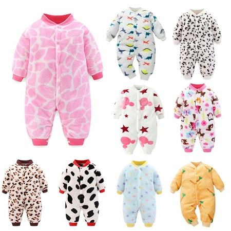 PEZHADA Boys Girls Fall Winter Romper Jumpsuit Newborn Infant Baby Thick Warm Romper Multicolor Cute Print Jumpsuit Hot Pink
PEZHADA Boys Girls Fall Winter Romper Jumpsuit Newborn Infant Baby Thick Warm Romper Multicolor Cute Print Jumpsuit Hot Pink