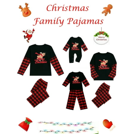 Family Christmas Pajamas Matching Sets Pullover Tops Plaid Pants for Adults Kids Holiday Xmas Party Jammies Sleepwear
Family Christmas Pajamas Matching Sets Pullover Tops Plaid Pants for Adults Kids Holiday Xmas Party Jammies Sleepwear