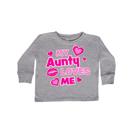 Inktastic My Aunty Loves Me with Hearts and Kiss Gift Toddler Boy or Toddler Girl Long Sleeve T-Shirt
Inktastic My Aunty Loves Me with Hearts and Kiss Gift Toddler Boy or Toddler Girl Long Sleeve T-Shirt