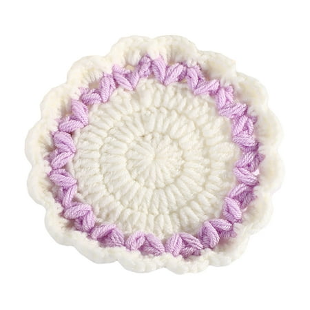 Trayknick Table Coaster Wave Lace Fine Workmanship Knitted Colorful Woolen Yard Cup Mat for Daily Use
Trayknick Table Coaster Wave Lace Fine Workmanship Knitted Colorful Woolen Yard Cup Mat for Daily Use