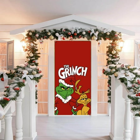 Grinch Christmas Decorations Christmas Ornaments Grinch Decor Christmas Door Width Polyester Cloth Christmas And New Year Decoration Christmas Door Curtain Christmas Decoration 180-90cm
Grinch Christmas Decorations Christmas Ornaments Grinch Decor Christmas Door Width Polyester Cloth Christmas And New Year Decoration Christmas Door Curtain Christmas Decoration 180-90cm