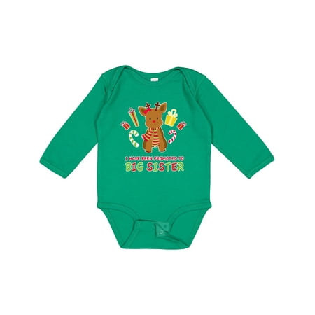 Inktastic Promoted to Sister with Christmas Reindeer Gift Baby Boy Long Sleeve Bodysuit
Inktastic Promoted to Sister with Christmas Reindeer Gift Baby Boy Long Sleeve Bodysuit