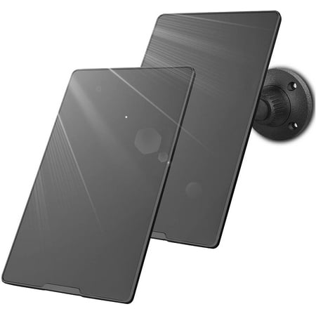 Solar Panel (2 Pack) for Wireless Outdoor Rechargeable Battery Powered Security Camera Waterproof Solar Panel with 10FT 5V 3.6W Android Port Cable.
Solar Panel (2 Pack) for Wireless Outdoor Rechargeable Battery Powered Security Camera Waterproof Solar Panel with 10FT 5V 3.6W Android Port Cable.