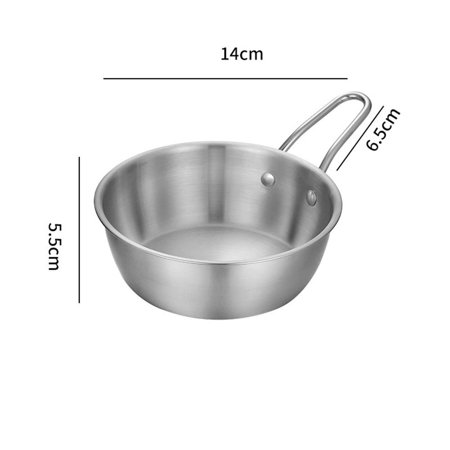 304 Stainless Steel Rice Wine Bowl with Handle Gold Silver Snack Bowl Outdoor Camping Bowl Seasoning Bowl
304 Stainless Steel Rice Wine Bowl with Handle Gold Silver Snack Bowl Outdoor Camping Bowl Seasoning Bowl