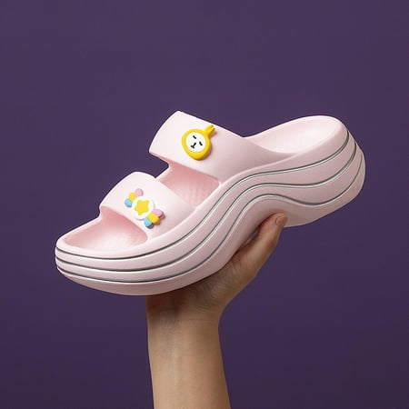 Women‘s Double Strap Pillow Slippers Cute Decor Non-slip Beach Sandals Indoor & Outdoor Cloud Slides
Women‘s Double Strap Pillow Slippers Cute Decor Non-slip Beach Sandals Indoor & Outdoor Cloud Slides