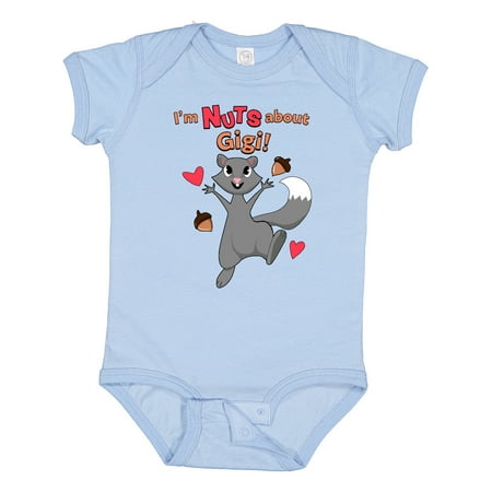 Inktastic I m Nuts About Gigi Gift Baby Boy or Baby Girl Bodysuit
Inktastic I m Nuts About Gigi Gift Baby Boy or Baby Girl Bodysuit