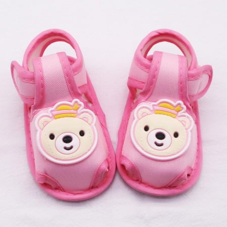 Infant Baby Boys Girls Bear Pattern Hollow Sandals Cotton Rubber Sole Toddler First Walker Shoes(0-18 Months) Pink S-L
Infant Baby Boys Girls Bear Pattern Hollow Sandals Cotton Rubber Sole Toddler First Walker Shoes(0-18 Months) Pink S-L