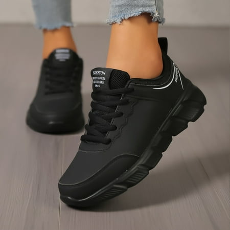Women s PU Leather Sneakers Waterproof Lace Up Low Top Running Shoes Women s Footwear
Women s PU Leather Sneakers Waterproof Lace Up Low Top Running Shoes Women s Footwear