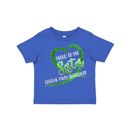 Inktastic Proud of My Sister Cerebral Palsy Awareness Heart Ribbon Gift Toddler Boy or Toddler Girl T-Shirt
Inktastic Proud of My Sister Cerebral Palsy Awareness Heart Ribbon Gift Toddler Boy or Toddler Girl T-Shirt