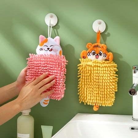 Biplut Hand Hanging Towel Cartoon Hangable Thickened Water Absorption Chenille Household Kitchen Handball Towels for Kitchen
Biplut Hand Hanging Towel Cartoon Hangable Thickened Water Absorption Chenille Household Kitchen Handball Towels for Kitchen