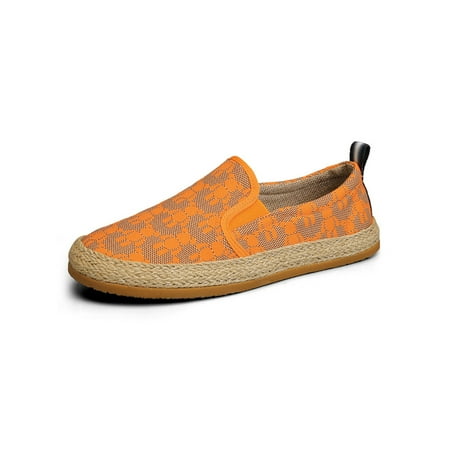 Zodanni Men s Flats Slip-On Espadrille Loafers Cutout Canvas Shoe Mens Casual Shoes Walking Non-slip Round Toe Espadrilles Orange 7
Zodanni Men s Flats Slip-On Espadrille Loafers Cutout Canvas Shoe Mens Casual Shoes Walking Non-slip Round Toe Espadrilles Orange 7