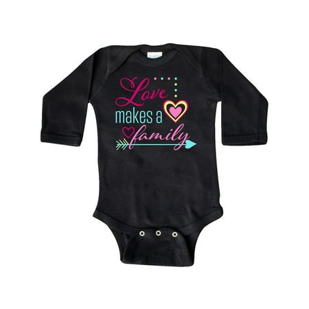 Inktastic Love Makes a Family- hearts and arrow Gift Baby Boy or Baby Girl Long Sleeve Bodysuit
Inktastic Love Makes a Family- hearts and arrow Gift Baby Boy or Baby Girl Long Sleeve Bodysuit