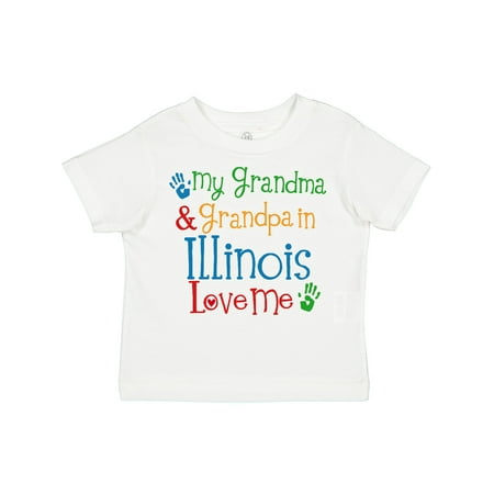 Inktastic Illinois Grandma Grandpa Loves Me Gift Toddler Boy or Toddler Girl T-Shirt
Inktastic Illinois Grandma Grandpa Loves Me Gift Toddler Boy or Toddler Girl T-Shirt