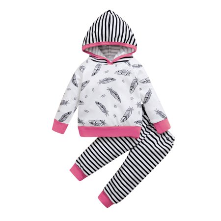 Dadaria Cute Baby Boys Girls Clothes Newborn 0M-24M Toddler Kids Hooded Cartoon Letter Print Tops+Stripe Pants Set Pink 70 Toddler
Dadaria Cute Baby Boys Girls Clothes Newborn 0M-24M Toddler Kids Hooded Cartoon Letter Print Tops+Stripe Pants Set Pink 70 Toddler