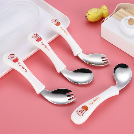 chaolangshun 2Pcs Baby Kids Children Anti-Skid Handle Spoon Fork Tableware with Storage Box
chaolangshun 2Pcs Baby Kids Children Anti-Skid Handle Spoon Fork Tableware with Storage Box