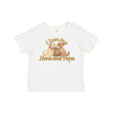 Inktastic I Love My Nana and Papa Cute Dogs Gift Toddler Boy or Toddler Girl T-Shirt
Inktastic I Love My Nana and Papa Cute Dogs Gift Toddler Boy or Toddler Girl T-Shirt