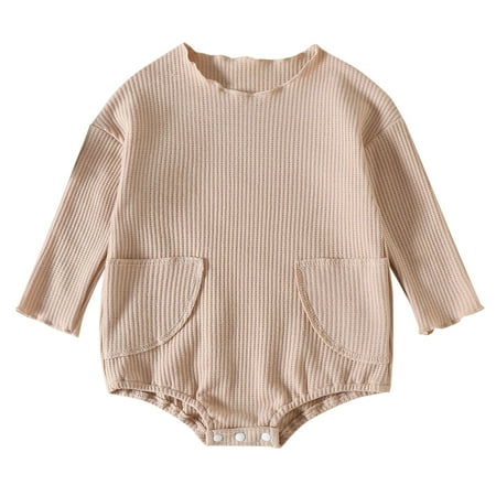 Jdefeg Baby Boy Bubble Romper Baby Girls Solid Autumn Long Pocket Ruffle Sleeve Romper Bodysuit Clothes Tween Girl Rompers Baby Layette Set Baby Layette Set Bw2 100
Jdefeg Baby Boy Bubble Romper Baby Girls Solid Autumn Long Pocket Ruffle Sleeve Romper Bodysuit Clothes Tween Girl Rompers Baby Layette Set Baby Layette Set Bw2 100