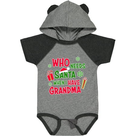 Inktastic Who Needs Santa when I Have Grandma Gift Baby Boy or Baby Girl Bodysuit
Inktastic Who Needs Santa when I Have Grandma Gift Baby Boy or Baby Girl Bodysuit