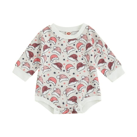 Sunisery Infant Baby Girls Boys Christmas Jumpsuit Long Sleeve Round Neck Santa Print Romper Clothes
Sunisery Infant Baby Girls Boys Christmas Jumpsuit Long Sleeve Round Neck Santa Print Romper Clothes