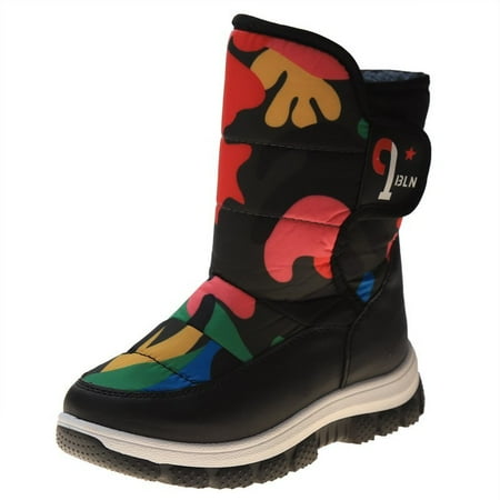 Boy s Snow Boots Non Slip Waterproof Windproof Artifical Fur Camouflage Hook and Loop Warm Winter Booties
Boy s Snow Boots Non Slip Waterproof Windproof Artifical Fur Camouflage Hook and Loop Warm Winter Booties