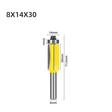 Goodhd 8mm Flush Trim Z4 Pattern Router Bit Top Bearing Milling Cutter For Woodworking
Goodhd 8mm Flush Trim Z4 Pattern Router Bit Top Bearing Milling Cutter For Woodworking