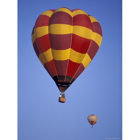 Hot Air Balloons in Flight, Kent, Washington, USA Print Wall Art