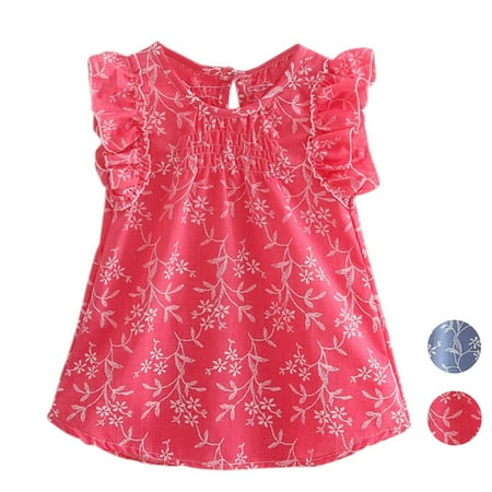 Gyratedream 1-6T Baby Girls Summer Mini Sundress Sleeveless Floral Summer Beach Outfits
Gyratedream 1-6T Baby Girls Summer Mini Sundress Sleeveless Floral Summer Beach Outfits
