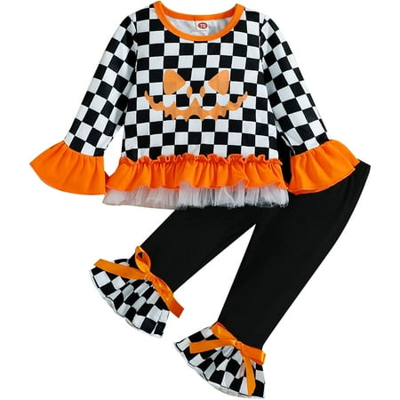 Zukuco Baby Girl Clothes Set Halloween Long Sleeve Letter Tops Pumpkin Pants with Headband 3Pcs Fall Outfits
Zukuco Baby Girl Clothes Set Halloween Long Sleeve Letter Tops Pumpkin Pants with Headband 3Pcs Fall Outfits