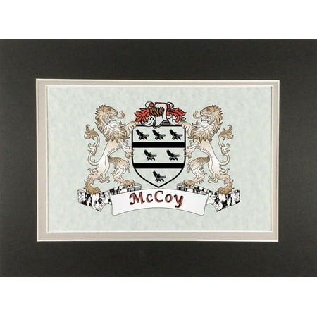 McCoy Irish Coat of Arms Print - Frameable 9 x 12