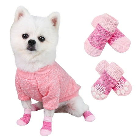 HGWXX7 Anti-Slip Dog Socks 4-Piece Set Dog Indoor Socks Anti-Slip Dog Socks Dog Socks With Clip Puppy Paw Protection Socks
HGWXX7 Anti-Slip Dog Socks 4-Piece Set Dog Indoor Socks Anti-Slip Dog Socks Dog Socks With Clip Puppy Paw Protection Socks