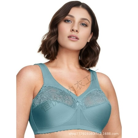 Women s Plus Size Wonderwire Front-Closure Bra Underwire #1245