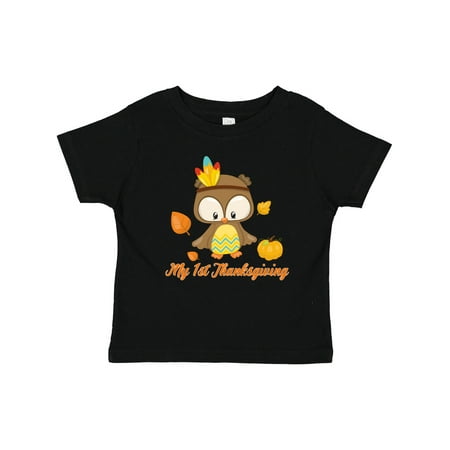Inktastic My First Thanksgiving Owl Gift Baby Boy or Baby Girl T-Shirt