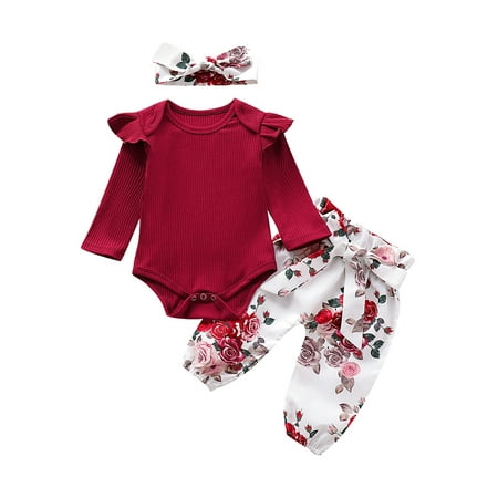 Nokpsedcb AU Newborn Baby Girl Jumpsuit Winter Cotton Romper Headband Outfits 3PCS Clothes Red 3-6 Months
Nokpsedcb AU Newborn Baby Girl Jumpsuit Winter Cotton Romper Headband Outfits 3PCS Clothes Red 3-6 Months