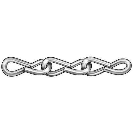 ZoroSelect Jack Chain Single Ni Sz 16 10 Lb 100 Ft