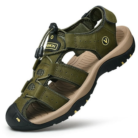jjayotai Men Shoes Clearance Sale Men S Outdoor Men S Leather Non-Slip Anti-Kick and Anti-Collision Beach Sandals Rollbacks
jjayotai Men Shoes Clearance Sale Men S Outdoor Men S Leather Non-Slip Anti-Kick and Anti-Collision Beach Sandals Rollbacks