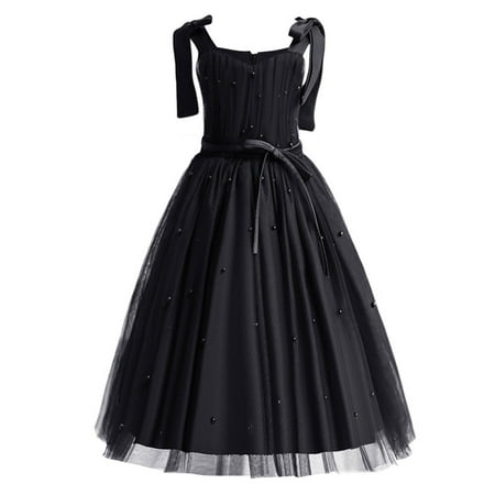 TAIAOJING Baby Girls Summer Dress Kids Tutu Dress Sleeveless Toddler Princess Tulle Black Sundress For 18-24 Months
TAIAOJING Baby Girls Summer Dress Kids Tutu Dress Sleeveless Toddler Princess Tulle Black Sundress For 18-24 Months