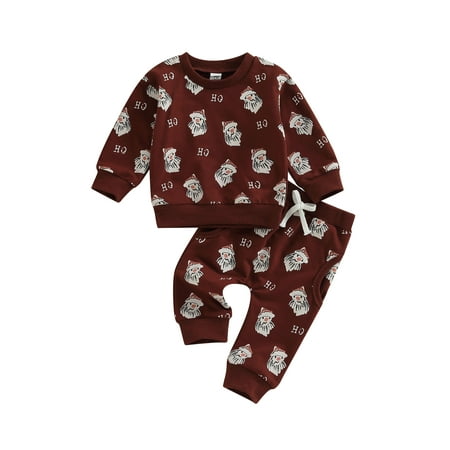 Bagilaanoe 2Pcs Toddler Baby Girl Boy Christmas Outfits Santa Print Long Sleeve Sweatshirt Pullover Tops+ Sweatpants 3M 6M 12M 18M 24M 3T Kids Fall Casual Long Pants Set
Bagilaanoe 2Pcs Toddler Baby Girl Boy Christmas Outfits Santa Print Long Sleeve Sweatshirt Pullover Tops+ Sweatpants 3M 6M 12M 18M 24M 3T Kids Fall Casual Long Pants Set