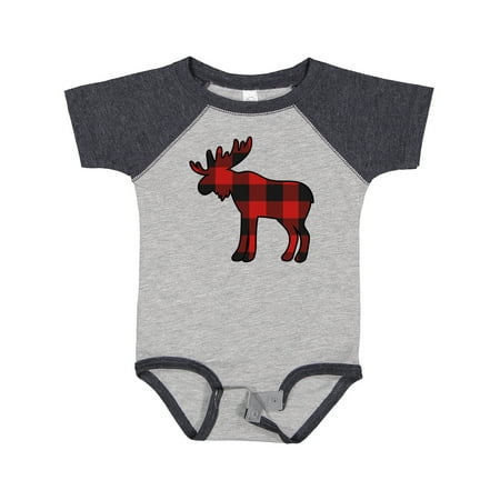 Inktastic Moose Silhouette Plaid Gift Baby Boy or Baby Girl Bodysuit 
Inktastic Moose Silhouette Plaid Gift Baby Boy or Baby Girl Bodysuit