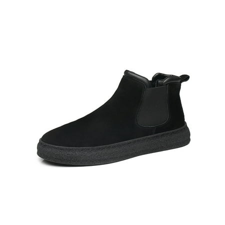 Crocowalk Men Casual Shoe Pull On Walking Shoes Round Toe Chelsea Boot Driving Flats Breathable Mid Top Ankle Boots Flat Comfortable Black 7.5
Crocowalk Men Casual Shoe Pull On Walking Shoes Round Toe Chelsea Boot Driving Flats Breathable Mid Top Ankle Boots Flat Comfortable Black 7.5