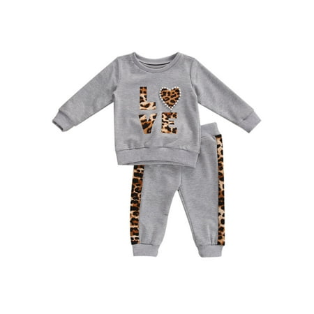 Kuriozud Girl S Leopard Print Sweatshirt And Long Pants Outfit
Kuriozud Girl S Leopard Print Sweatshirt And Long Pants Outfit