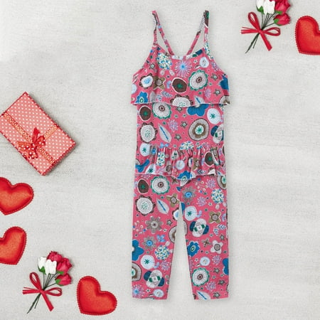 EQWLJWE Toddler Kid Baby Girls Summer Sling Jumpsuit Fashion Print Overalls Rompers Girls Sets Holiday Clearance
EQWLJWE Toddler Kid Baby Girls Summer Sling Jumpsuit Fashion Print Overalls Rompers Girls Sets Holiday Clearance