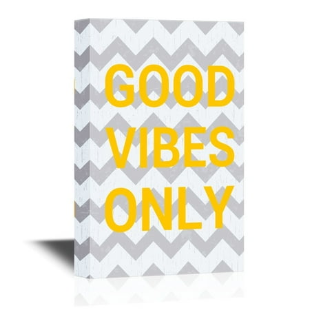 wall26 Good Vibes Only Quote - 24x36 inches
