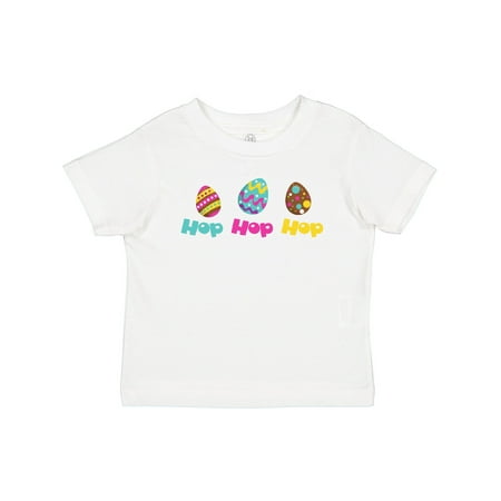 Inktastic Easter Hop Hop Hop Easter Eggs Happy Easter Gift Baby Boy or Baby Girl T-Shirt