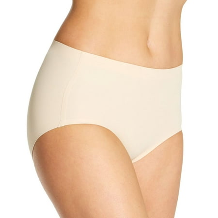 Women s Rhonda Shear 5046 Invisible Body Brief Panty (Light Beige 1X)